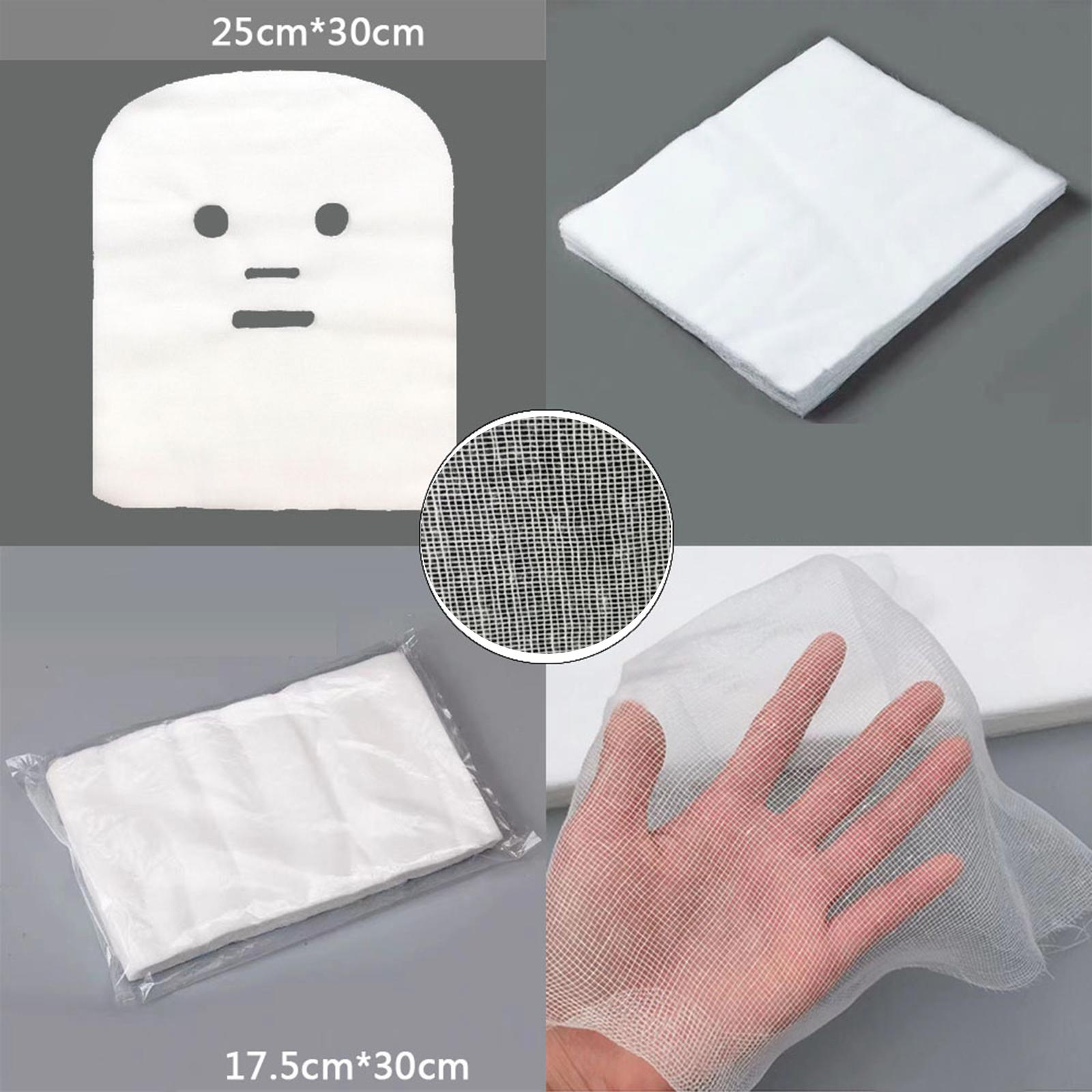 柔らかい素材で、あらかじめカットされたフェイスガーゼマスク。 - Skincare X Beauty のレビューと価格
