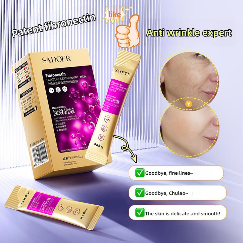 4g×20枚 ファイブロネクチン配合 アンチリンクル フェイ - Skincare X Beauty のレビューと価格